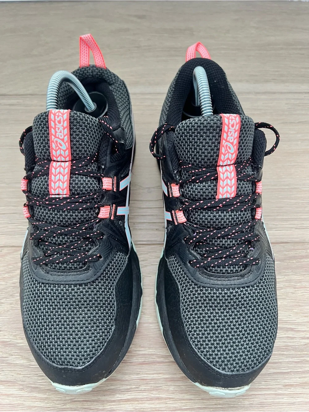 Asics Gel-Venture 8 Trail Running Shoes Women Size 7.5 Black 1012A708 Sneaker